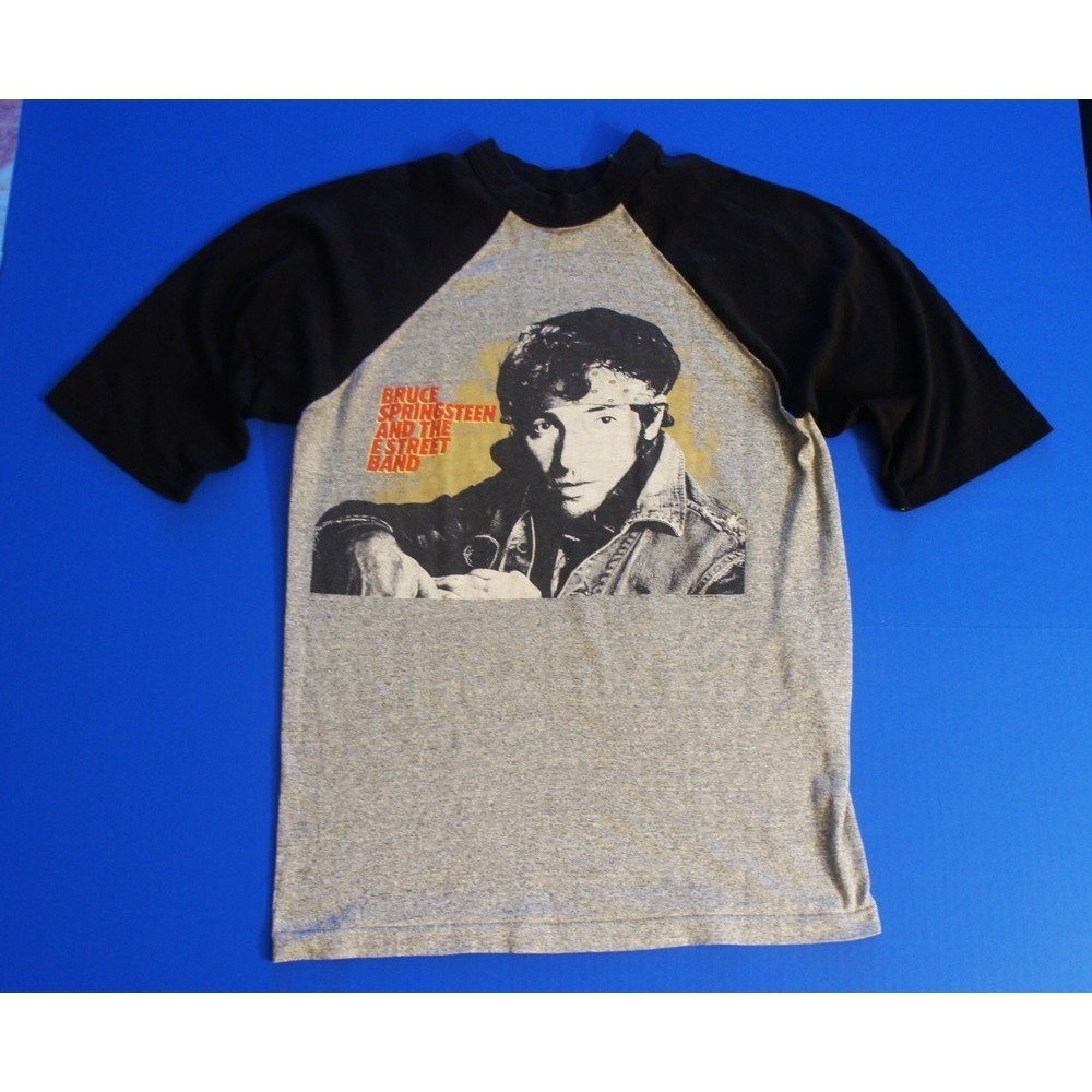 Vintage Bruce Springsteen T Shirt 84/85 Born in the USA World Tour size M